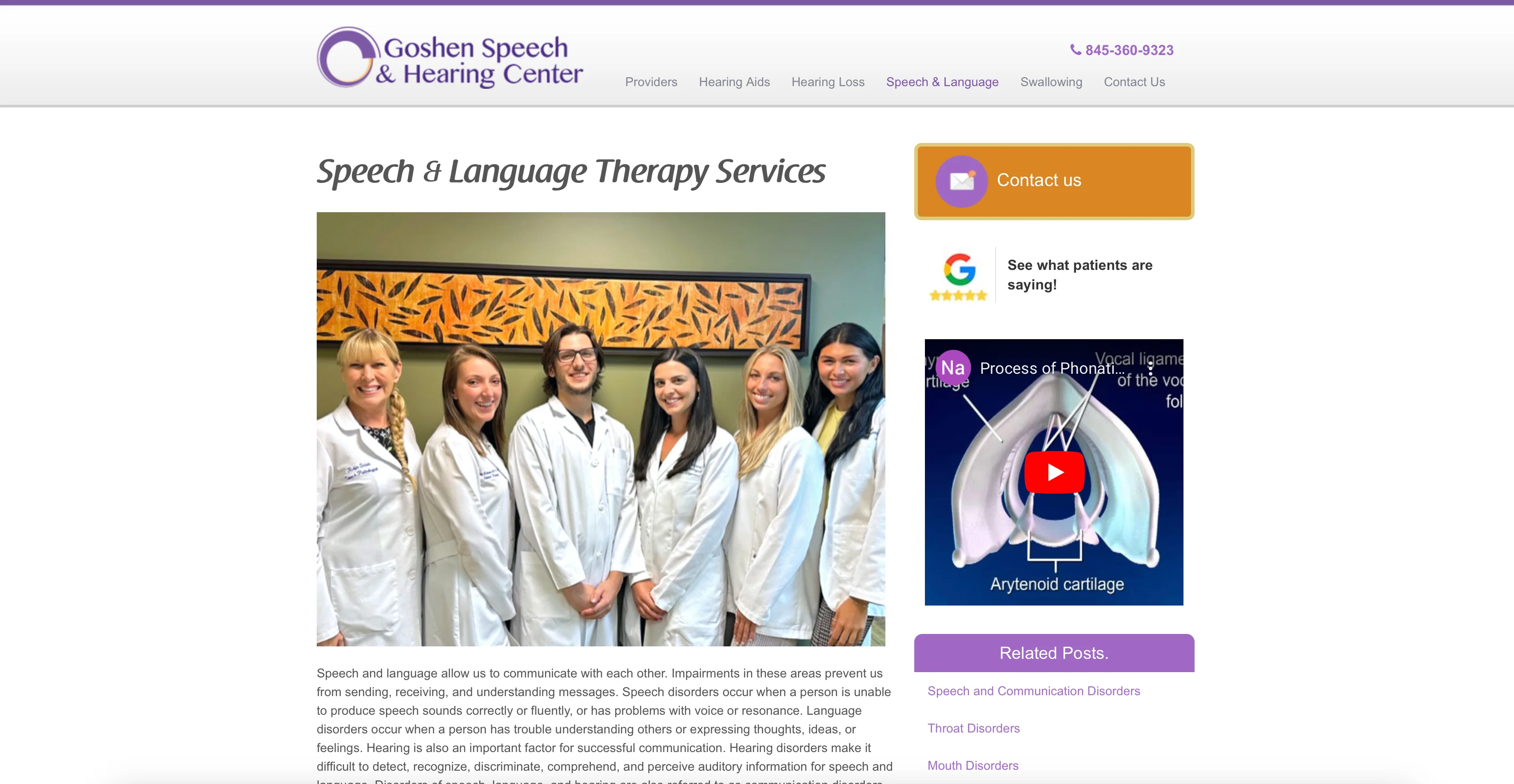 SpeechTherapy Website