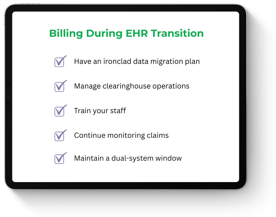 Billing During EHR Transition